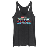 Junior's Marvel Thunder Logo Tank Top