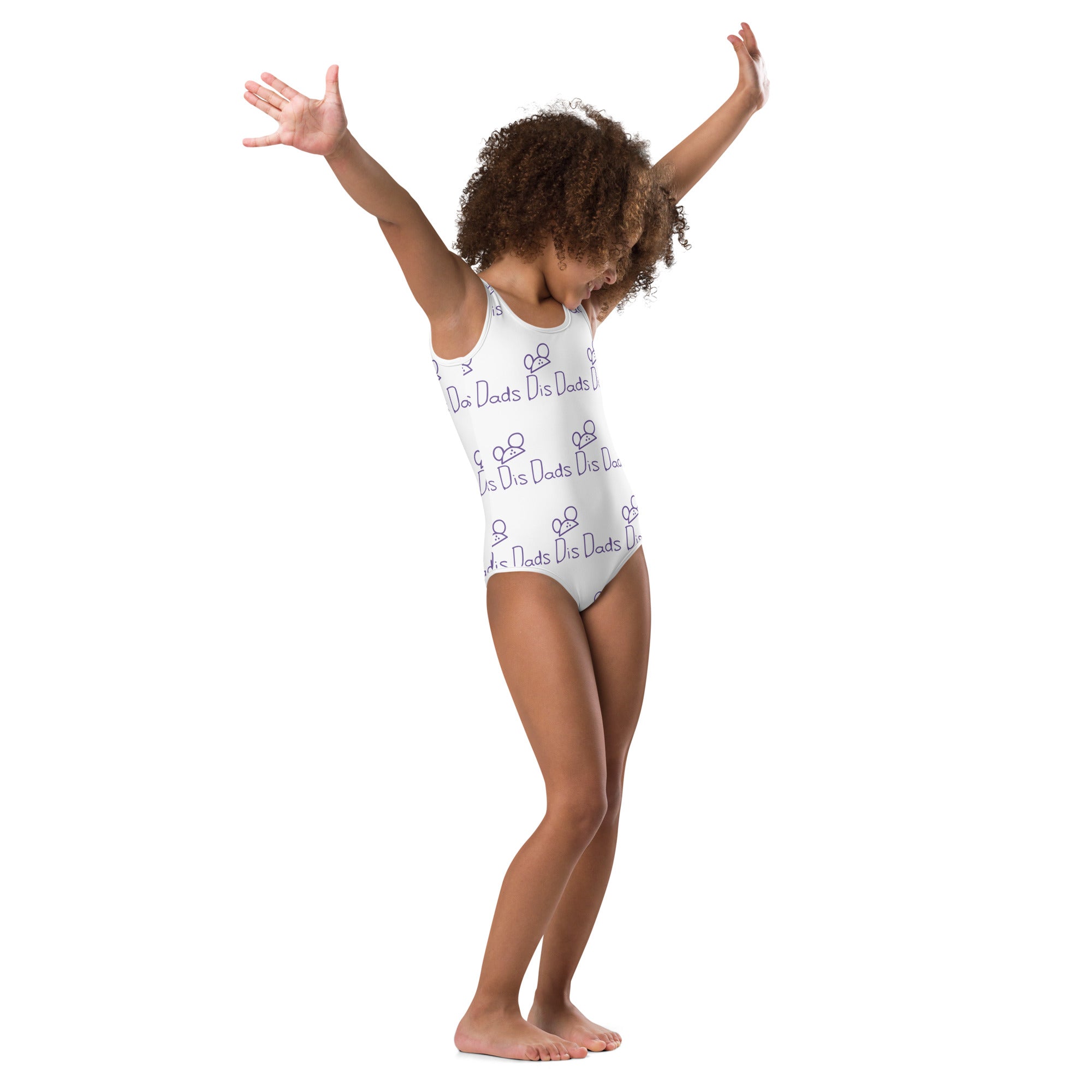 Dis Dads Magic Ears Kids Swimsuit | All Over Print