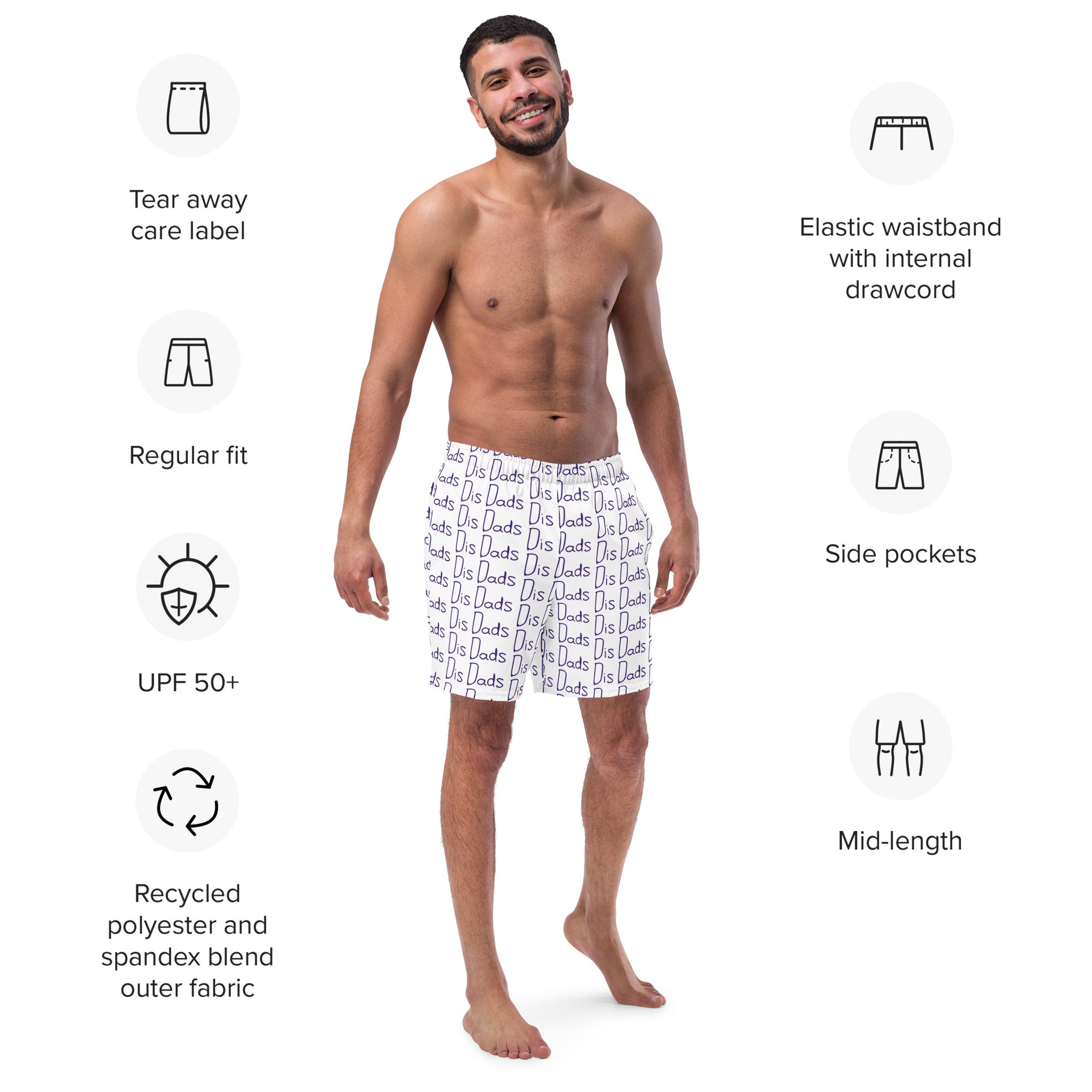 Dis Dads Quick-Drying Swim Trunks | Comfortable & Stylish