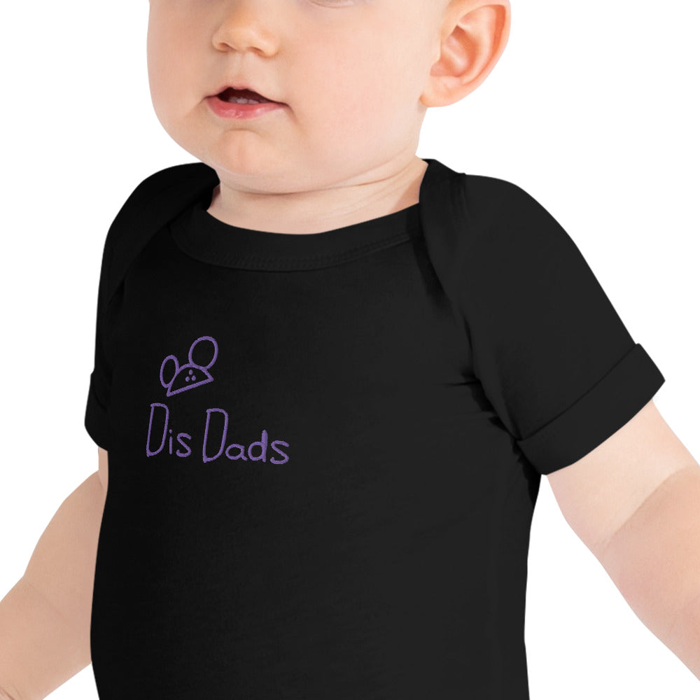 Dis Dads Magic Ears Embroidered Personalized Baby One Piece | 100% Cotton