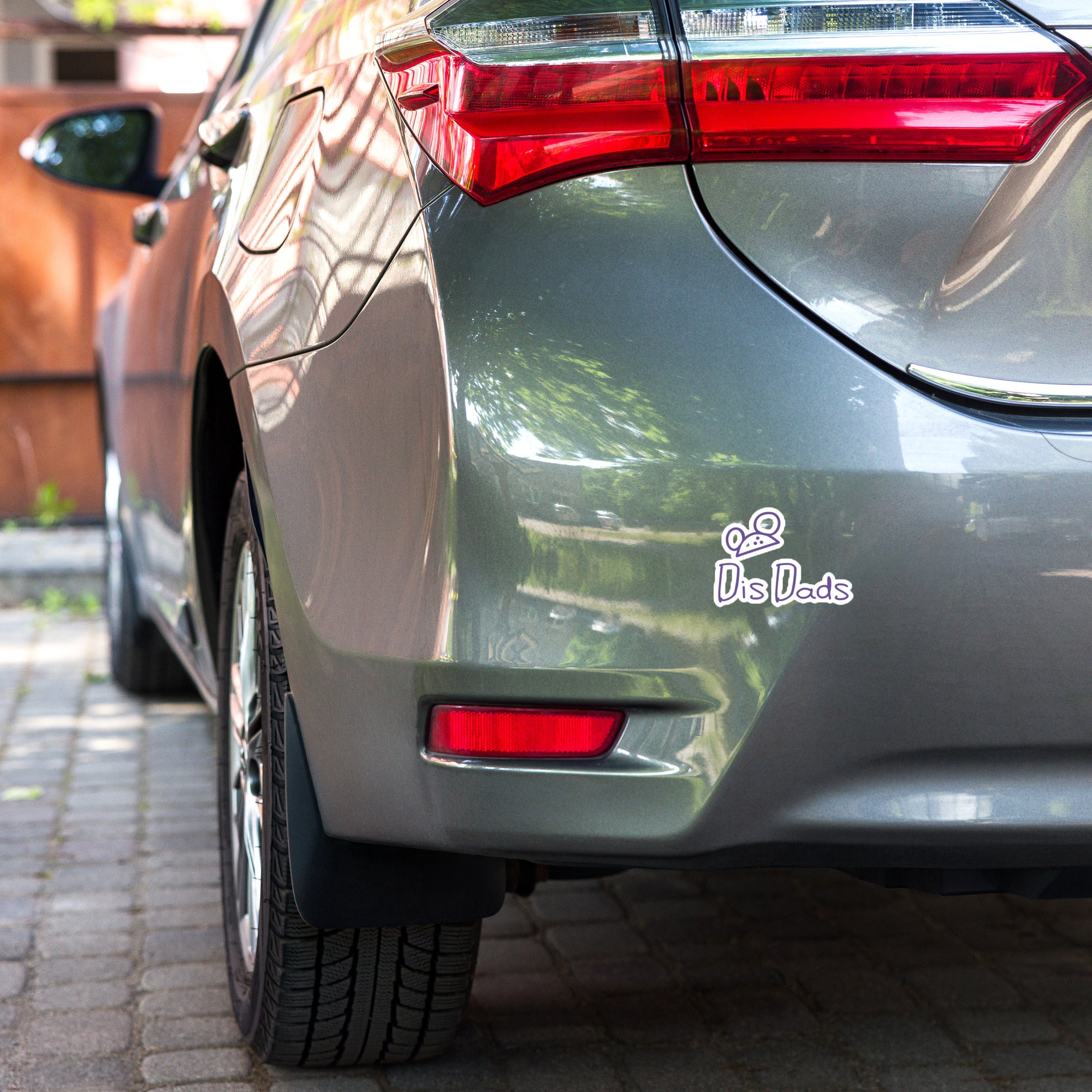 Dis Dads Magic Ears Bubble Free Stickers | High Opacity Vinyl