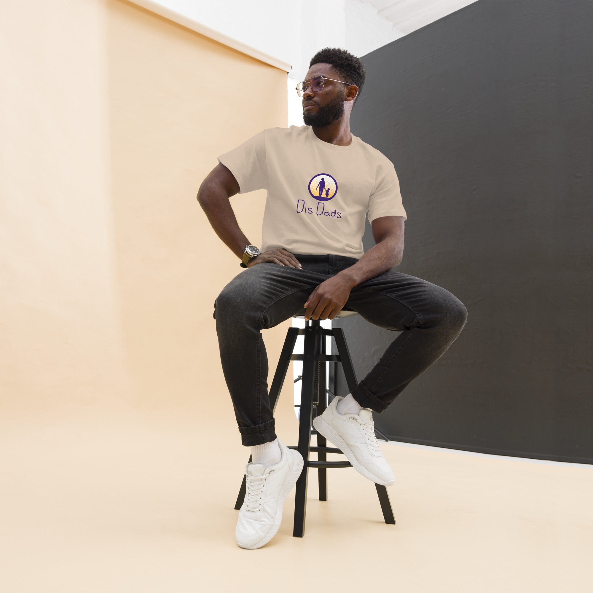 Dis Dads Classic Men's Heavyweight Tee | All Day Comfort & Style