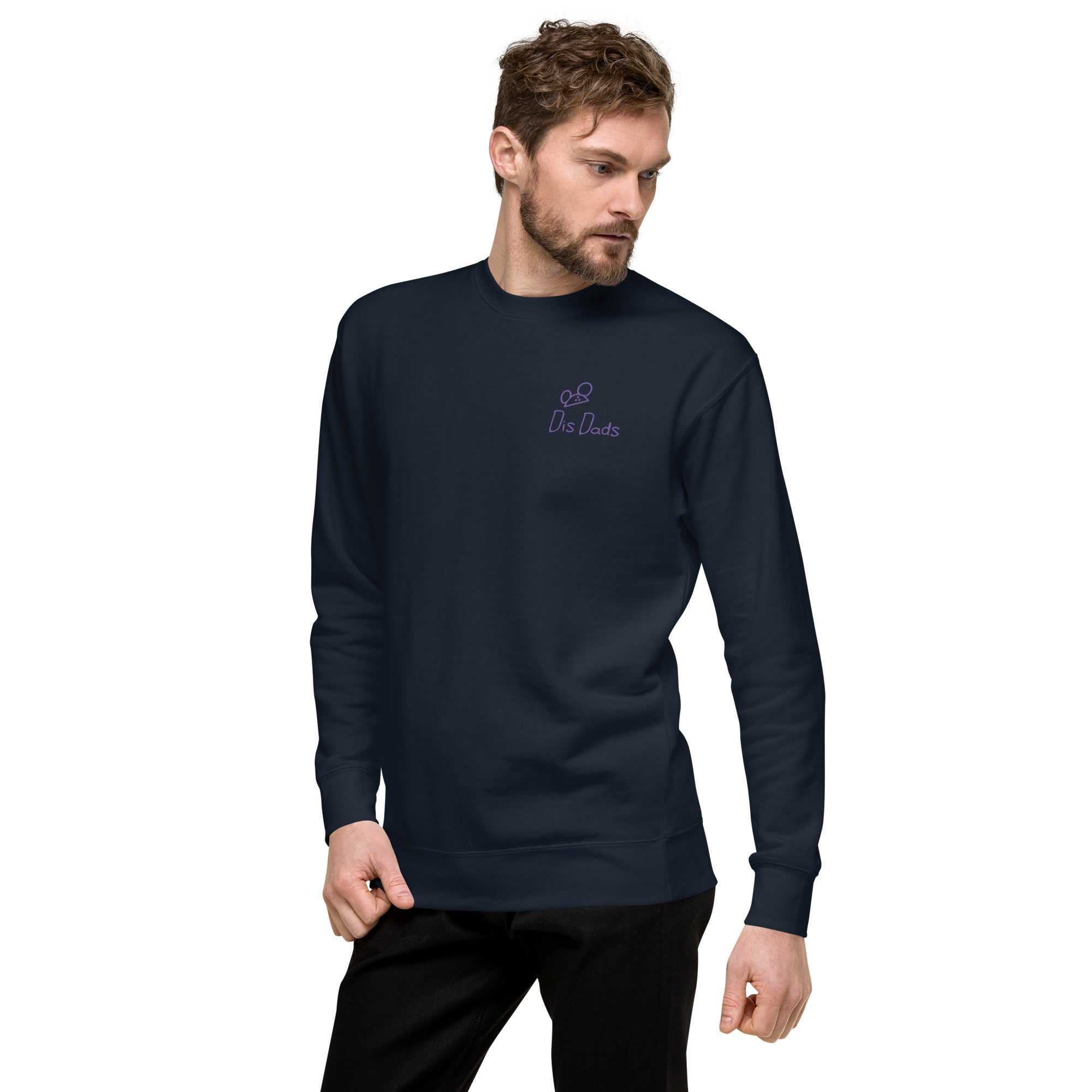 Dis Dads Magic Ears Unisex Premium Embroidered Sweatshirt